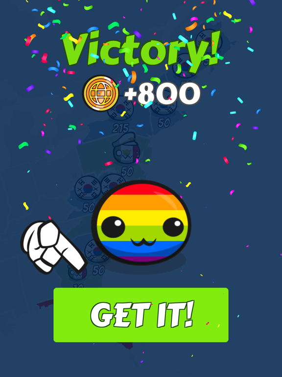 Country Balls Io: Battle Arena iPad screenshot 7 - Games app