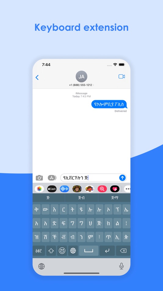 #7. Amharic Keyboard & Translator (iOS) Podle: Trupti Parsaniya