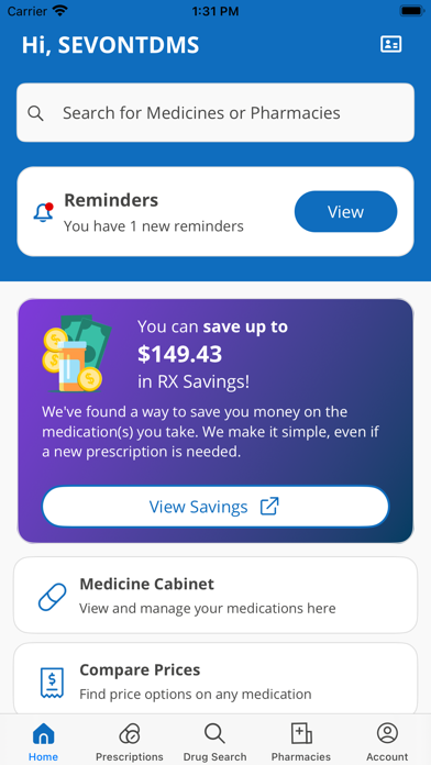MyBlueRxMT Screenshot