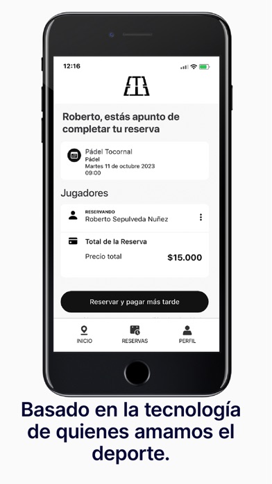 Padel Tocornal Screenshot