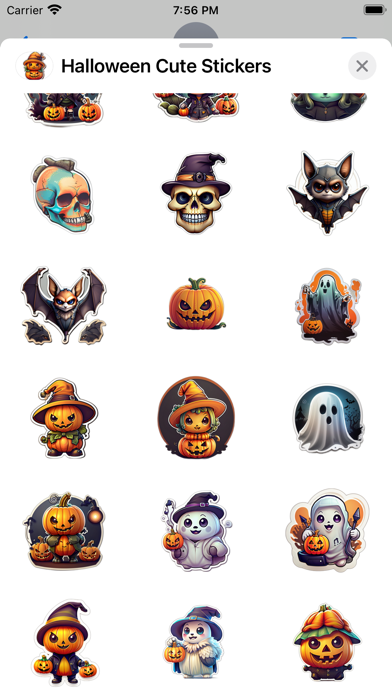 Halloween Cute Stickers Screenshot
