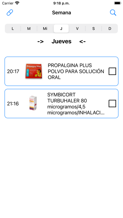 Recordatorio de Medicacion Screenshot