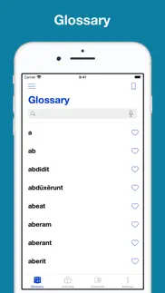 new latin grammar, glossary iphone screenshot 1