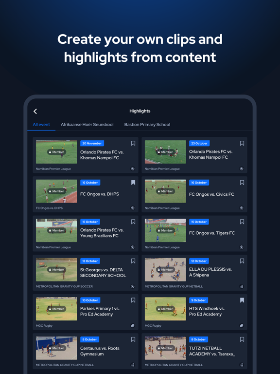 Screenshot #5 pour Gravity Live Sports