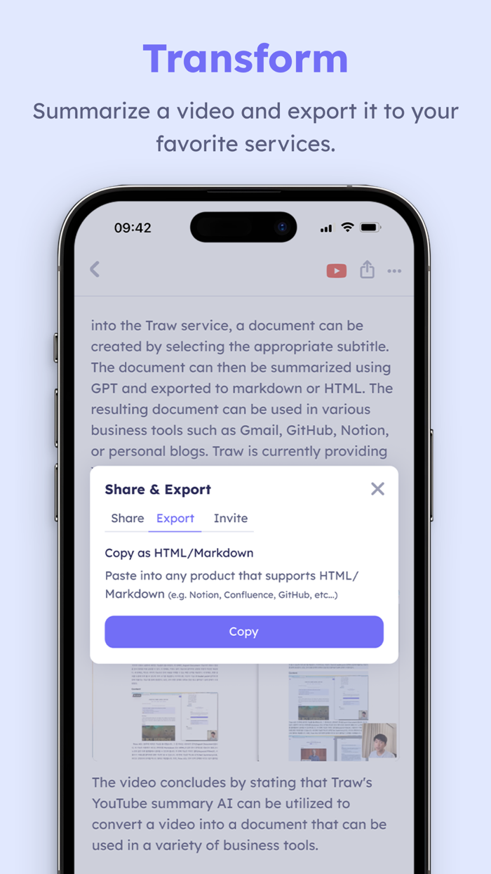 Traw AI - Video Recap
