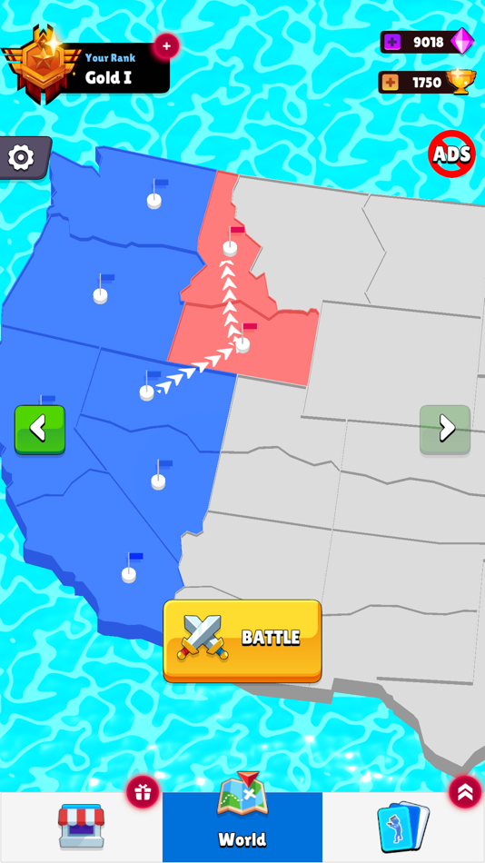 #6. State Invasion! (iOS) 由: Nomadic Bear Games