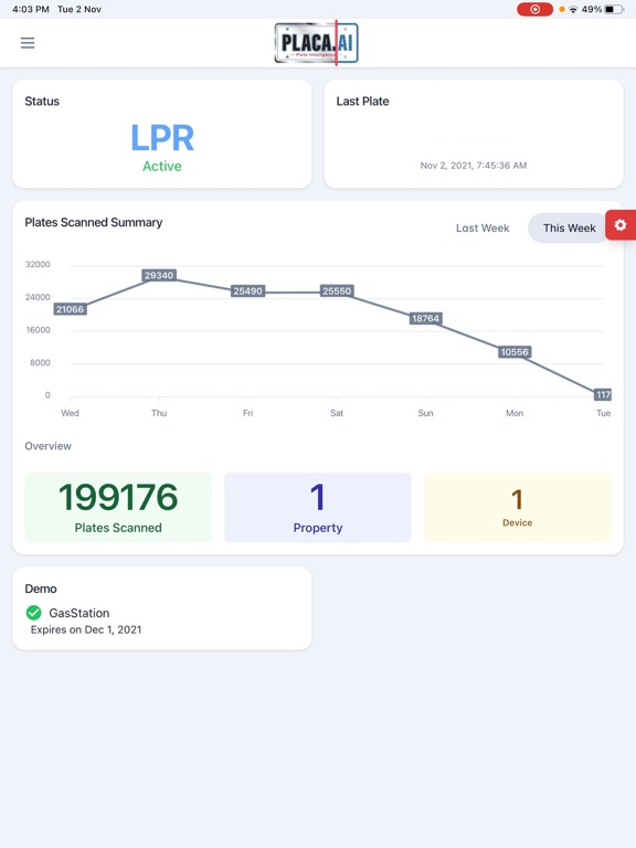 App screenshot