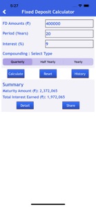 Fixed Deposit Calculator - FD screenshot #2 for iPhone
