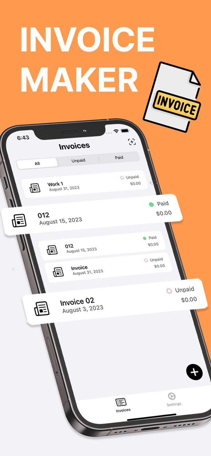 Invoice Maker Receipt Tracker