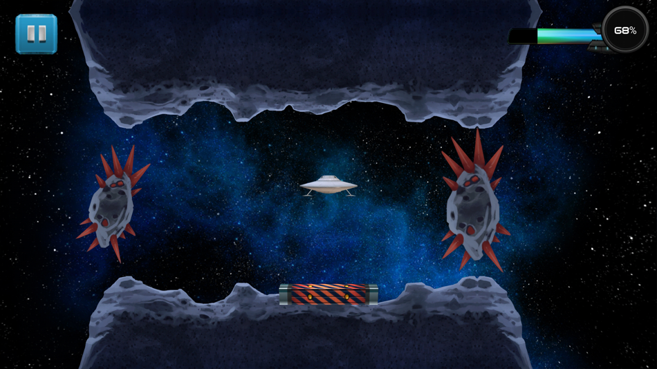 #6. UFO Lander (iOS) Podle: Aleksa Racovic