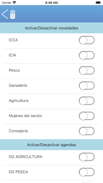 App AgriGobCan Screenshot