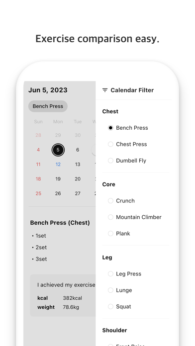 Selfit - Fitness Planner Screenshot