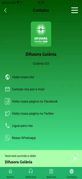 Game screenshot Rádio Difusora Goiânia apk