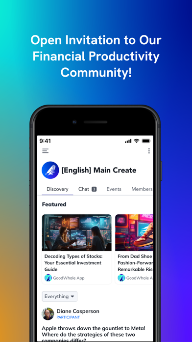 GoodWhale: Community Screenshot
