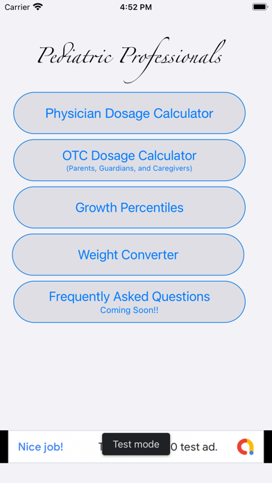 Pediatric Professionals Screenshot