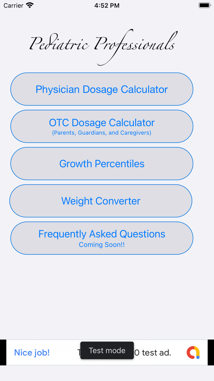 Pediatric Professionals