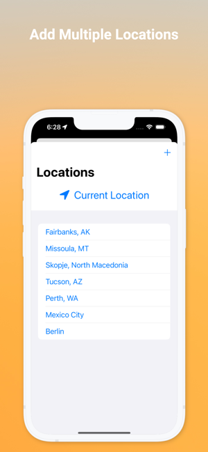 ‎Orange Weather Screenshot