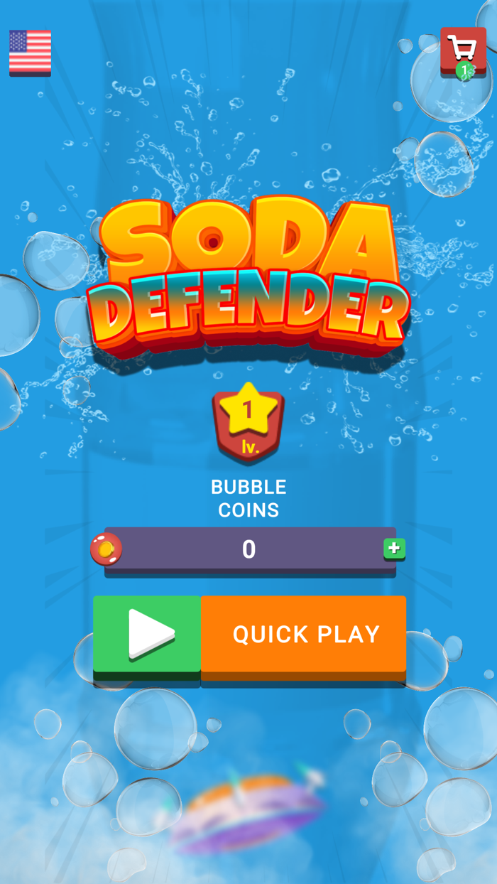 Soda Bubble Defender