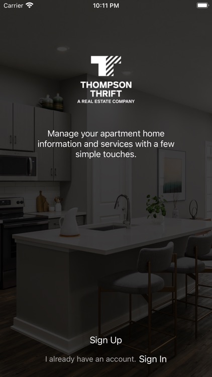 Thompson Thrift Resident App
