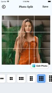 photo split - crop editor iphone screenshot 1