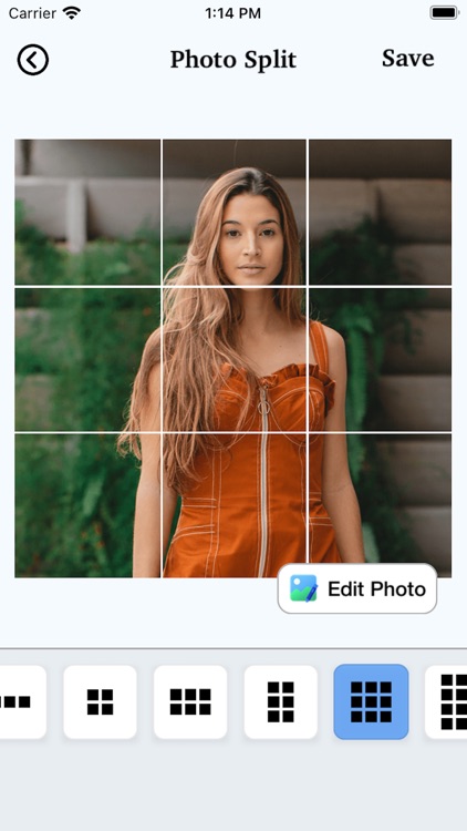 Photo Split - Crop Editor