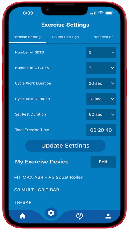 SQUATX Exercise App