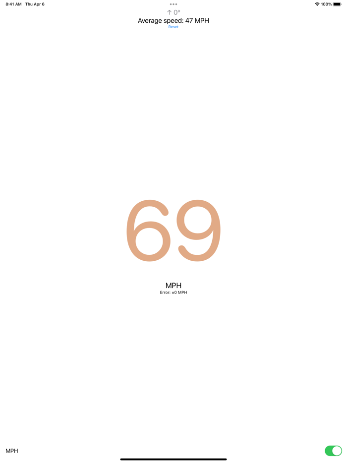 SpeedoMeter Simple with GPS