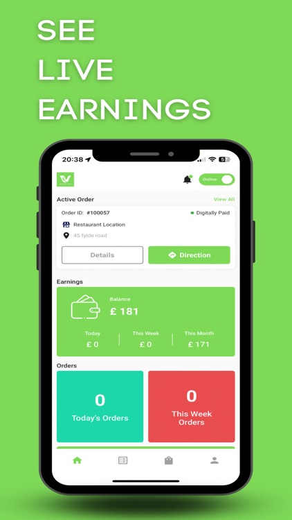 Vego Eats - Rider App