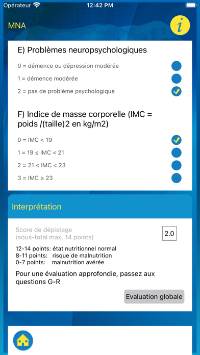 iGériatrie Screenshot