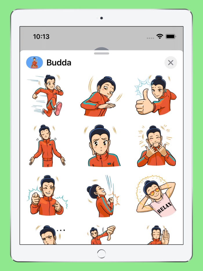 Budda Stickers