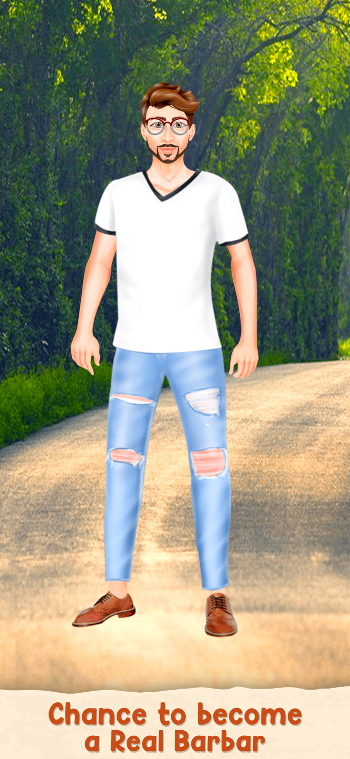 Beard Salon Hair Cutting Game