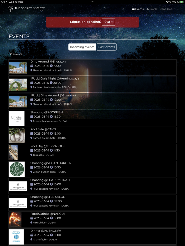 The Secret Society Dubai