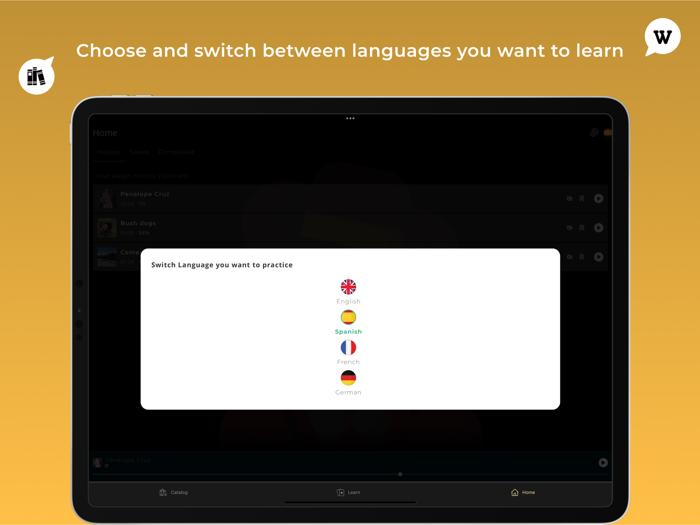 Lwingo - Practice Languages
