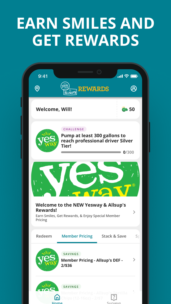 Yesway and Allsup’s Rewards