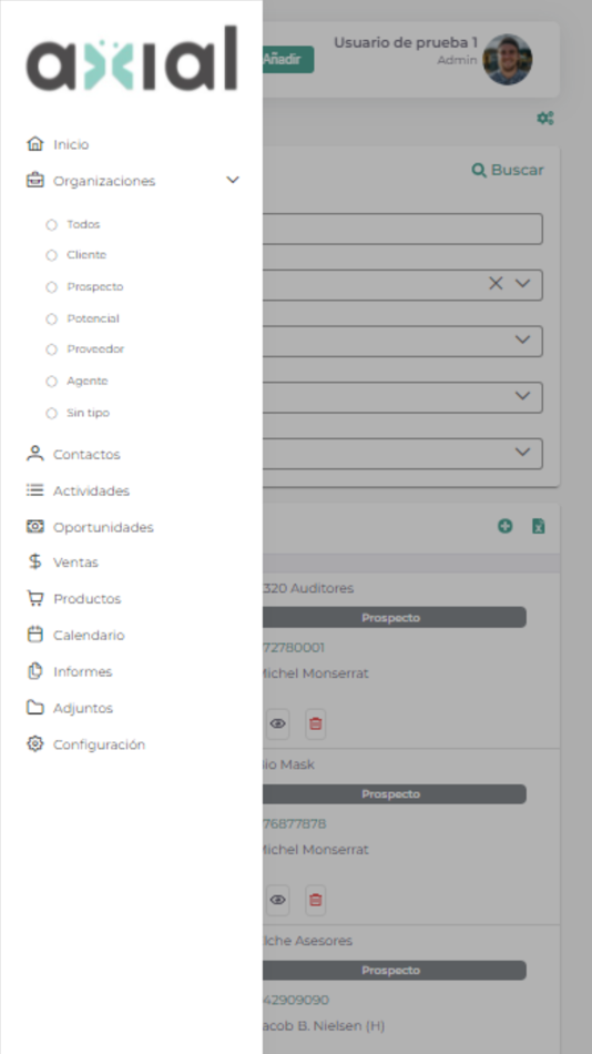 Axial CRM (iOS) بواسطة: Diaple Networking SL