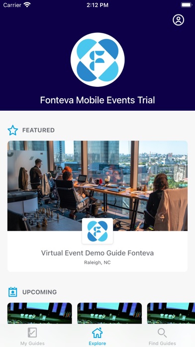 Fonteva Mobile Events Trial Screenshot