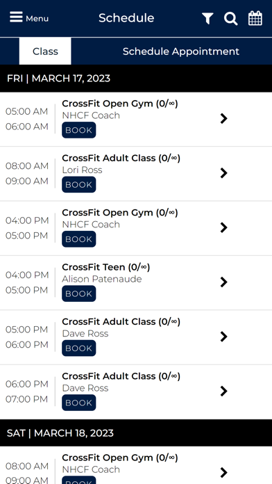 Neighborhood CrossFit Screenshot