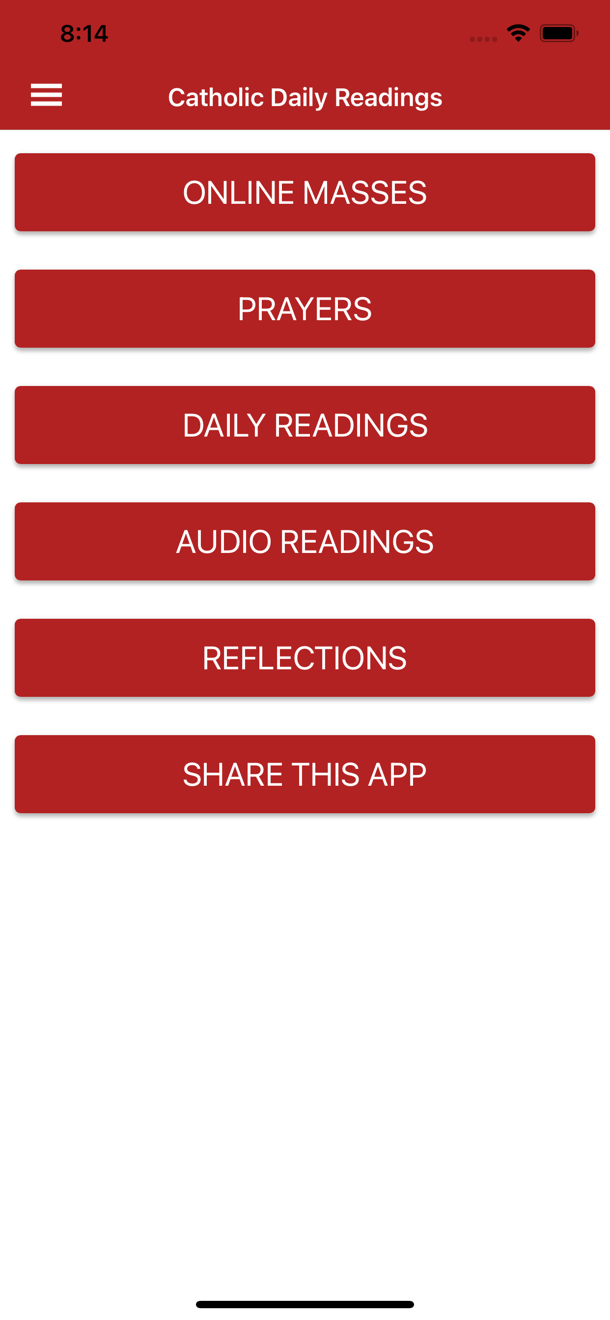 Catholic Daily Readings