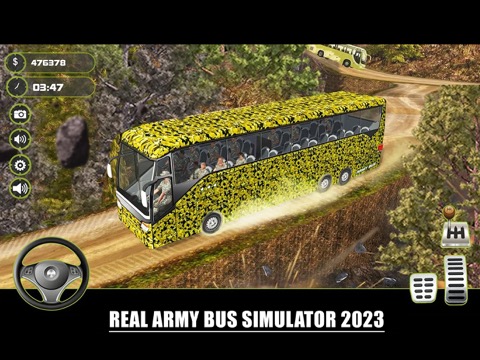 US Army Bus Transport Simのおすすめ画像4