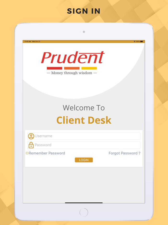 Prudent Client Desk