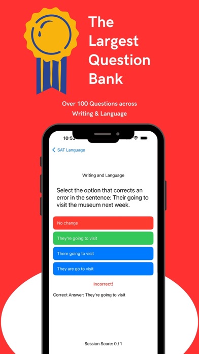 SAT Practice Writing 2025 Screenshot