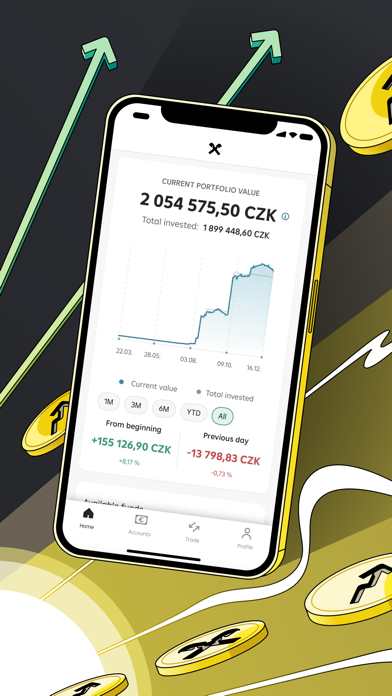 Raiffeisen mobile investing Screenshot