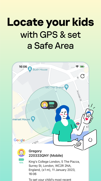 Kaspersky Safe Kids with GPS Screenshot