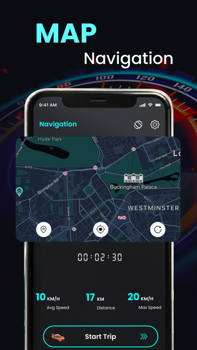 GPS Speedometer Speed Tracker Screenshot