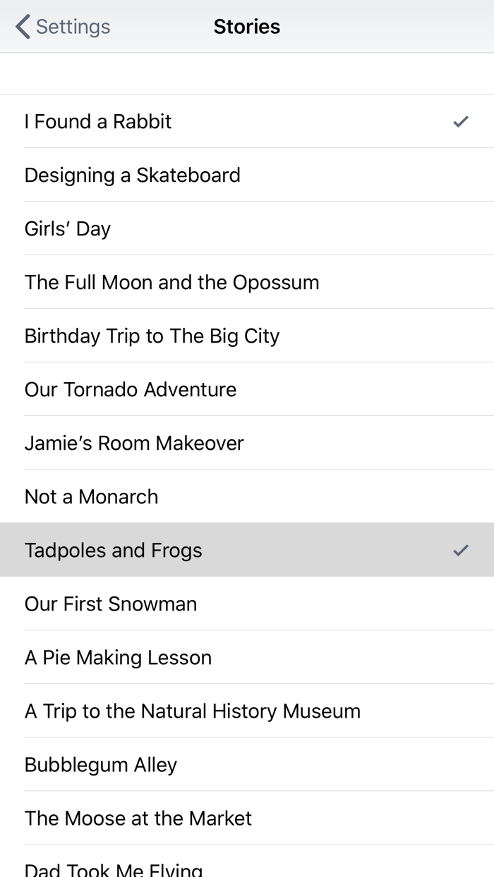 Reading for Details I