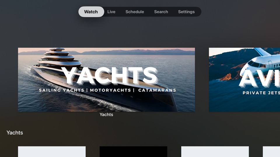 Screenshot #1 for Yacht Life TV