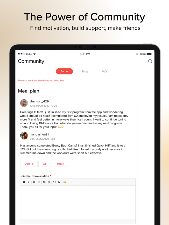 Jillian Michaels  Fitness App