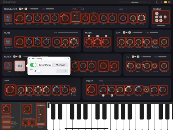 Screenshot #6 pour Lagrange - AUv3 Plug-in Synth