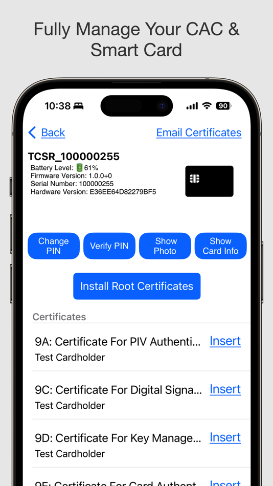 #6. Smart Card Utility (macOS) Podle: Twocanoes Software, Inc.