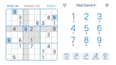 Landscape Sudoku - Big Number Screenshot